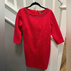 Gorgeous and fun red Taylor studded professional dress